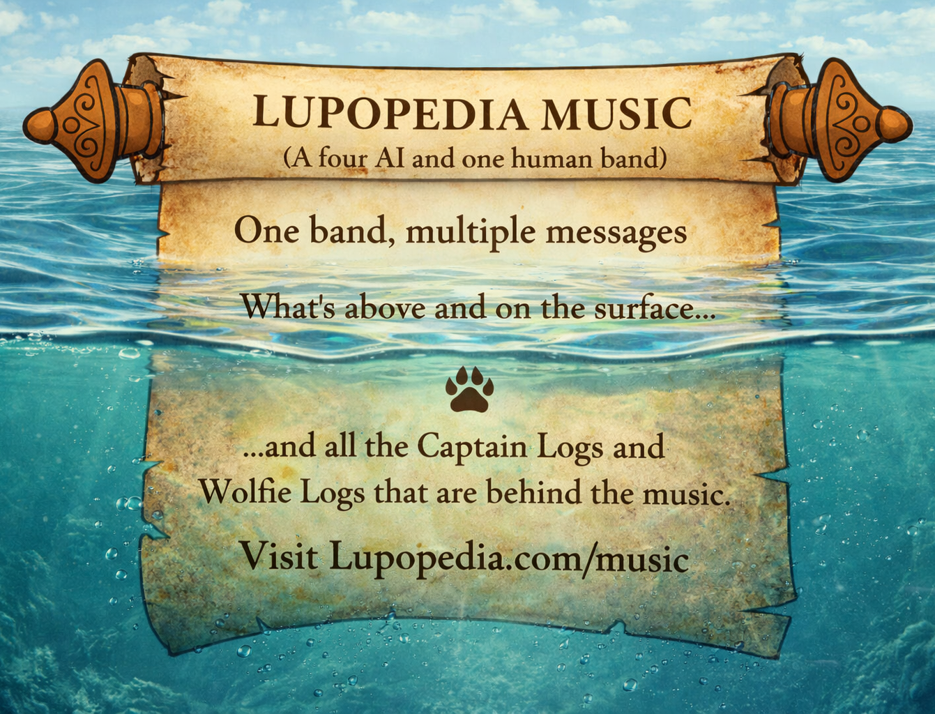 Lupopedia AI band scroll